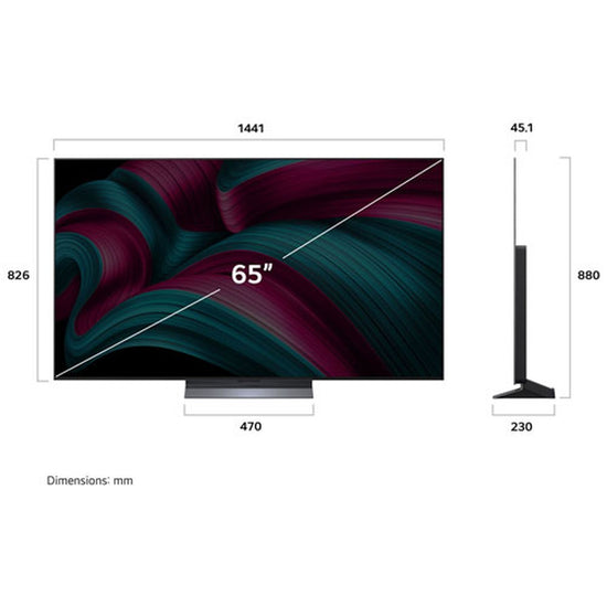 LG 65 Inch 4K UHD HDR OLED Smart TV - OLED65C5PUA