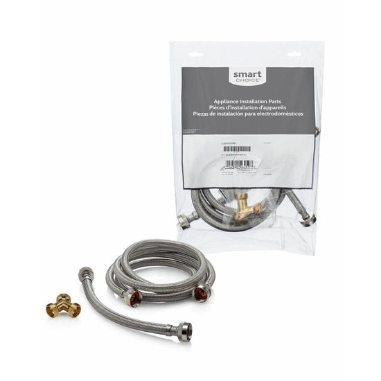 Smart Choice 5 ft Stainless Steel Steam Dryer Fill Hose Kit - 5304507961