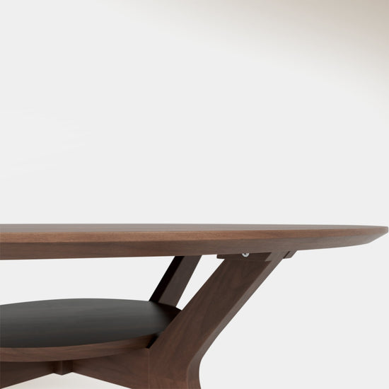 HOFT Ansel Round Dining Table in Walnut - WM1977-DT