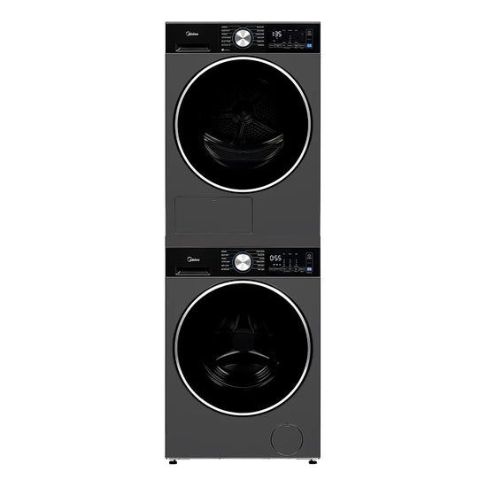 Midea 3.1 Cu. Ft. Front Load Compact Washing Machine with PowerMix and Steam Care - MLHW31S2BBG