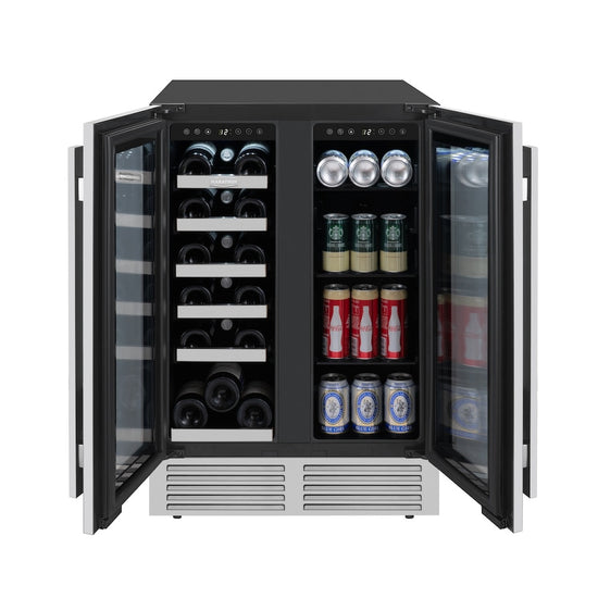 Marathon 24 Inch French Door Wine & Beverage Centre - MBWC56-FDSS