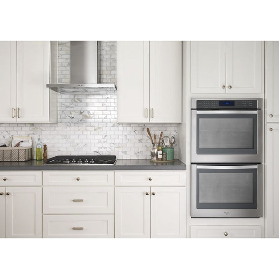 Whirlpool 36 Inch Stainless Steel Wall Mount Flat Range Hood - WVW57UC6FS
