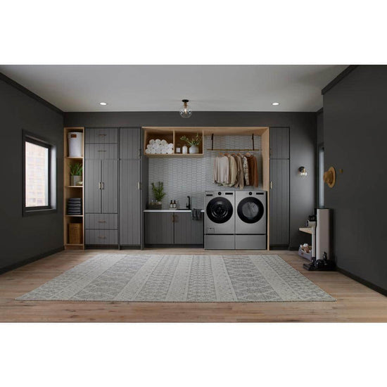 LG 27 Inch Electric Front Load Dryer, Graphite Steel - DLEX5500V