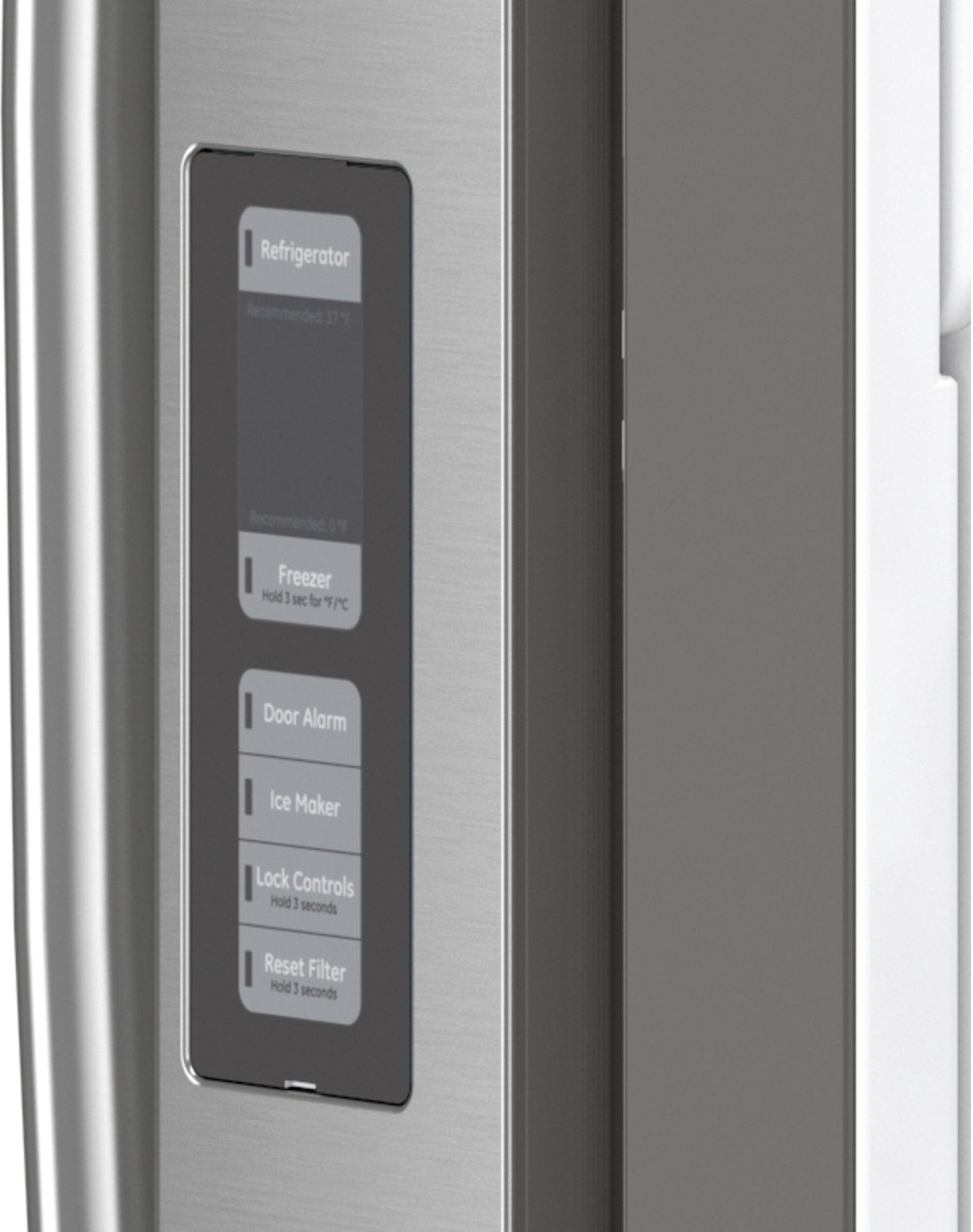 GE 33-Inch French Door Refrigerator, Stainless Steel - GWE19JYLFS