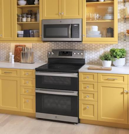GE 30" Free-Standing Electric Double Oven Convection Range - JBS86SPSS