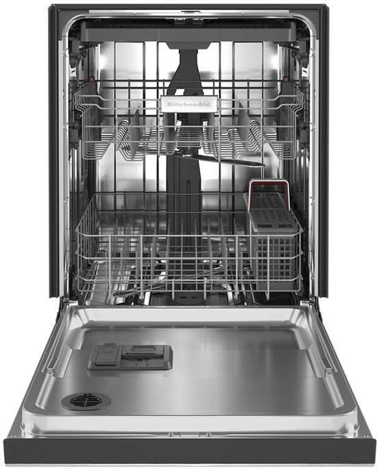 KitchenAid 24 Inch Front Control Dishwasher, Stainless Steel Tub - KDFE204KPS