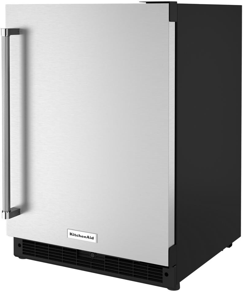 KitchenAid 24 Inch Counter Depth Undercounter Refrigerator with 5 cu. ft. Capacity - KURR114KSB