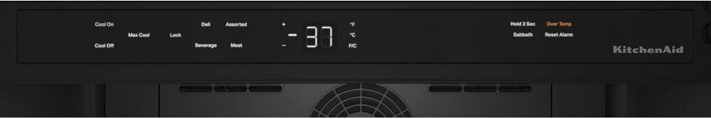 KitchenAid 24 Inch Counter Depth Undercounter Refrigerator with 5 cu. ft. Capacity - KURR114KSB