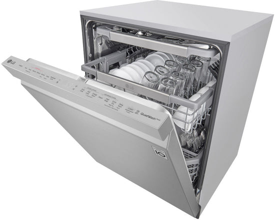 LG 24 Inch Smart Fully Integrated Dishwasher with TrueSteam & QuadWash - LDP6810SS