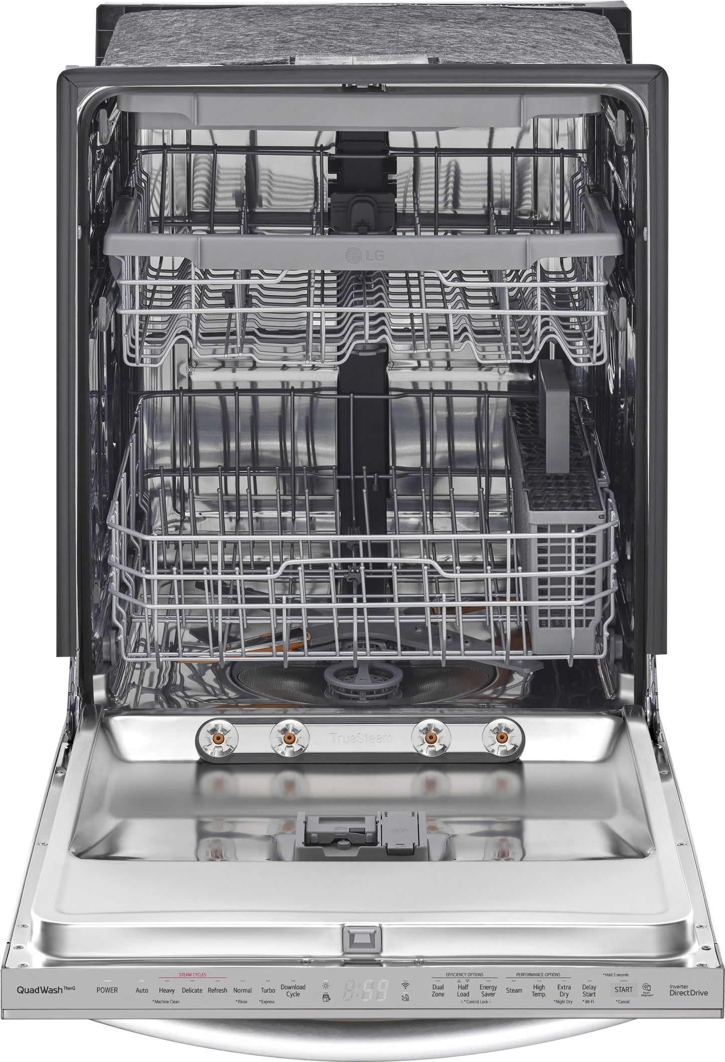 LG 24 Inch Fully Integrated Smart Dishwasher, Stainless Steel - LDTS5552S