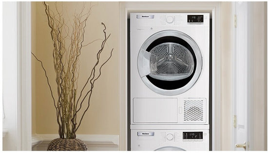 Blomberg 24 Inch Ventless Electric Heat Pump Dryer with 4.1 cu. ft. Capacity - DHP24412W
