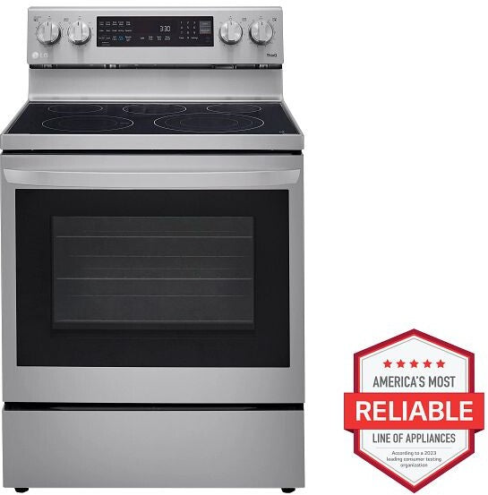 LG 30" Electric Freestanding Range with 6.3 cu. ft. Capacity - LREL6325F