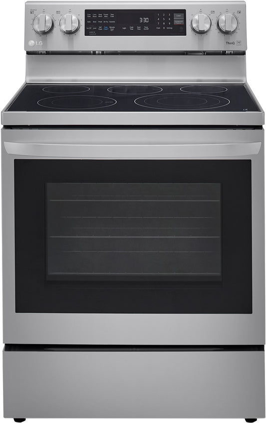 LG 30" Electric Freestanding Range with 6.3 cu. ft. Capacity - LREL6325F
