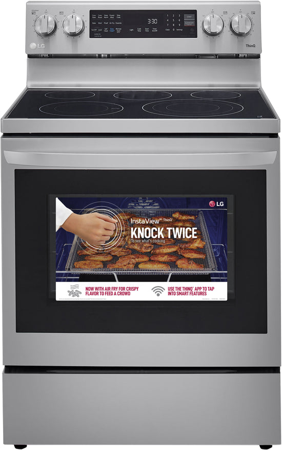 LG 30" Electric Freestanding Range with 6.3 cu. ft. Capacity - LREL6325F