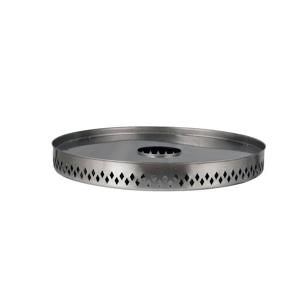 HotShot Homestead 25 in. Round Wood-Burning Fire Pit, Matterhorn Gray