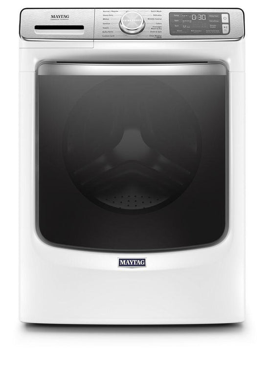 Maytag 27 Inch Front Load Smart Washer with 5.0 cu.ft. Capacity, White - MHW8630HW