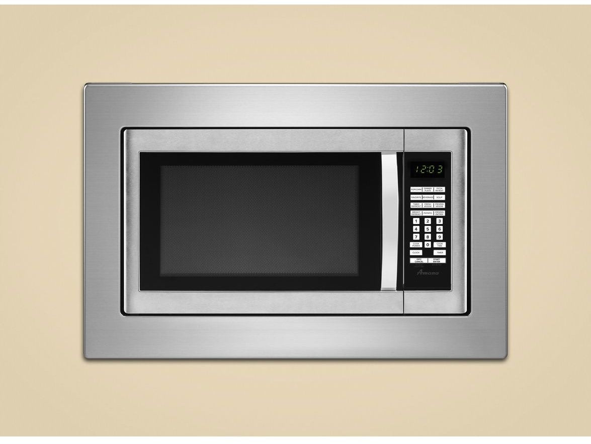 Whirlpool 30 Inch Microwave Trim Kit: Stainless Steel - MK2160AS