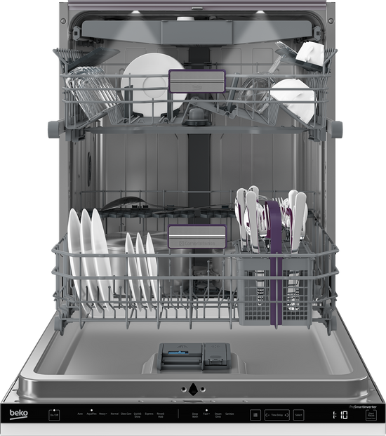 Beko Tall Tub Panel Ready Dishwasher, 16 Place Settings - DIT38532