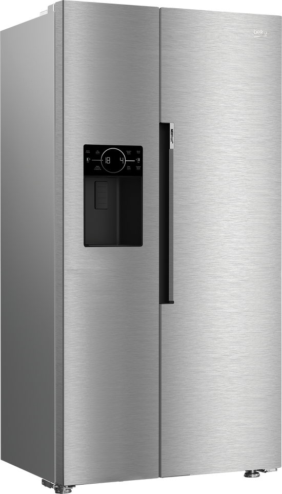 Beko 36 Inch Counter-Depth Side-by-Side Refrigerator - BFSB3612XSS