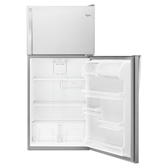 Whirlpool 18.2 cu. ft. Top Freezer Refrigerator, Monochromatic Stainless Steel - WRT318FZDM
