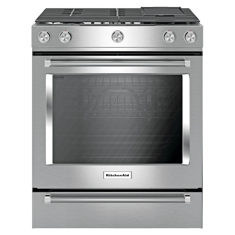KitchenAid Slide-In Dual Fuel Range - YKSDB900ESS