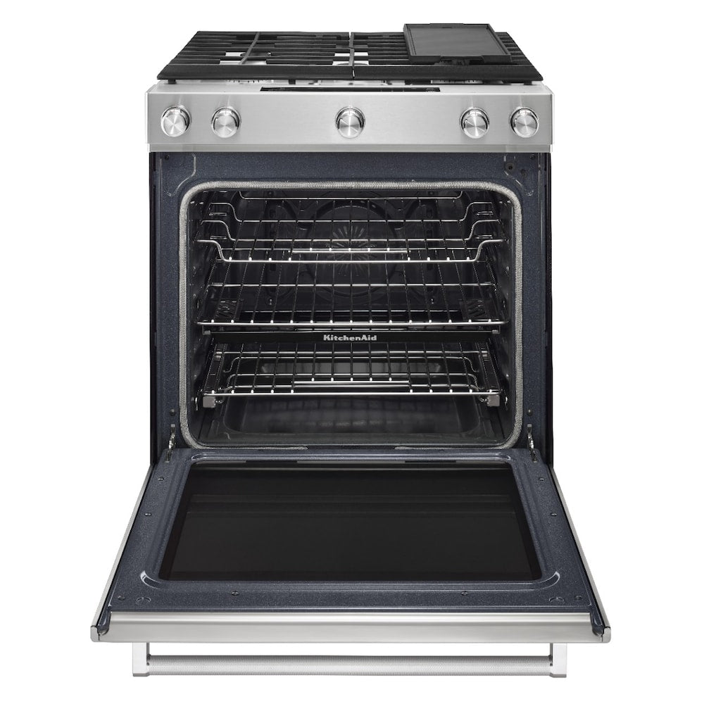 KitchenAid Slide-In Dual Fuel Range - YKSDB900ESS