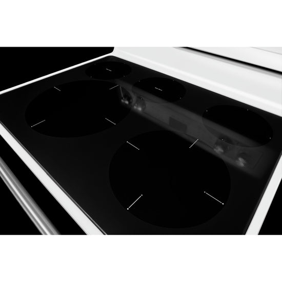 KitchenAid 30 Inch Freestanding Electric Range, White - YKFEG500EWH