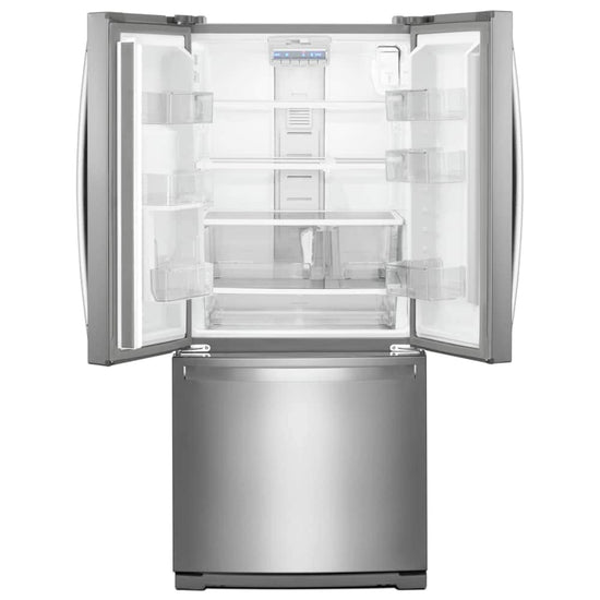 Whirlpool 30 Inch French Door Refrigerator with 19.68 cu. ft. Capacity, Stainless Steel - WRFA60SFHZ