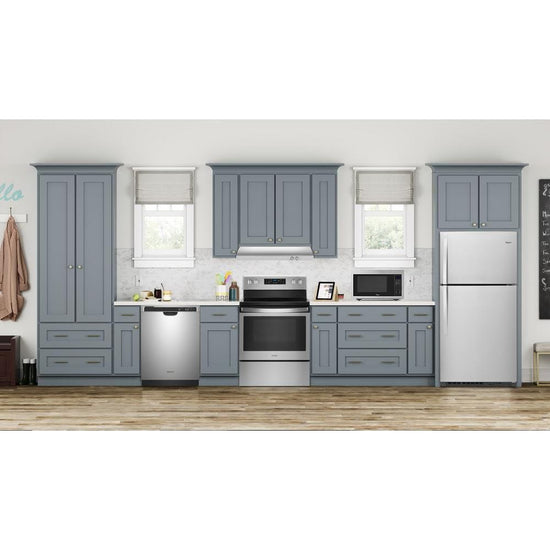 Whirlpool 33 Inch Top Freezer Refrigerator with 21.3 Cu. Ft. Capacity, Fingerprint Resistant Stainless Steel - WRT541SZDZ