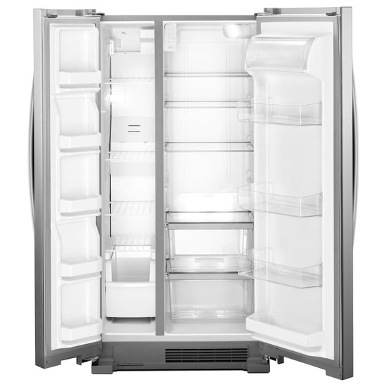 Whirlpool 21.7-cu ft Side-by-Side Refrigerator, Stainless Steel - WRS312SNHM