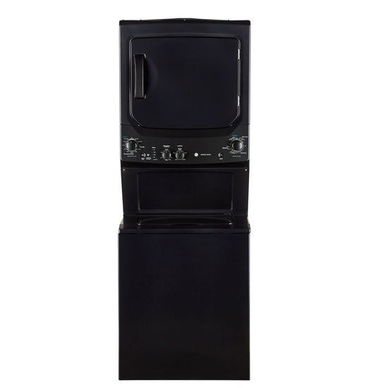 GE 27 Inch Stacked Washer and 5.9 cu. ft. Dryer Laundry Centre, Diamond Grey - GUD37ESMMDG