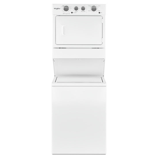 Whirlpool 4.0 Cu. Ft. Electric Stacked Laundry Center with 9 Wash Cycles and AutoDry - YWET4027HW