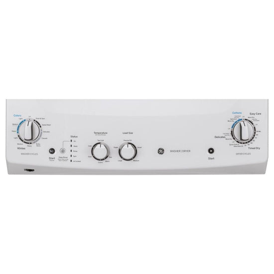 GE 27 Inch Unitized Washer/Dryer, 4.4 cu. ft Washer & 5.9 cu. ft Dryer - GUD27ESMMWW