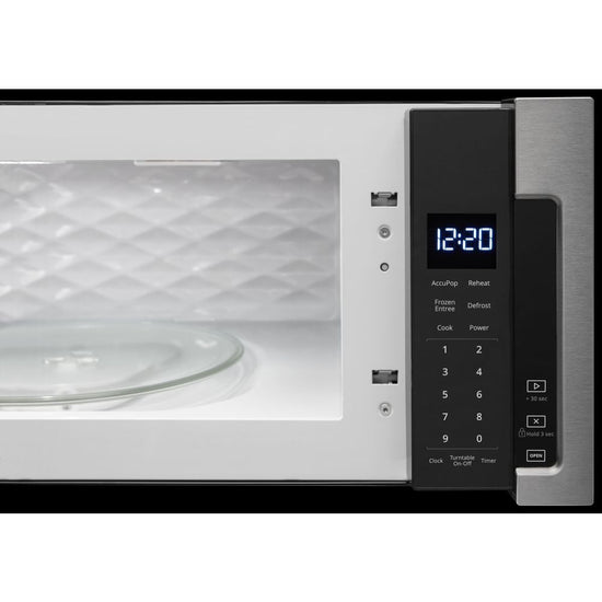 Whirlpool 30 Inch Low Profile Over-the-Range Microwave, Stainless Steel - YWML55011HS