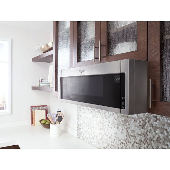 Whirlpool 30 Inch Low Profile Over-the-Range Microwave, Stainless Steel - YWML55011HS