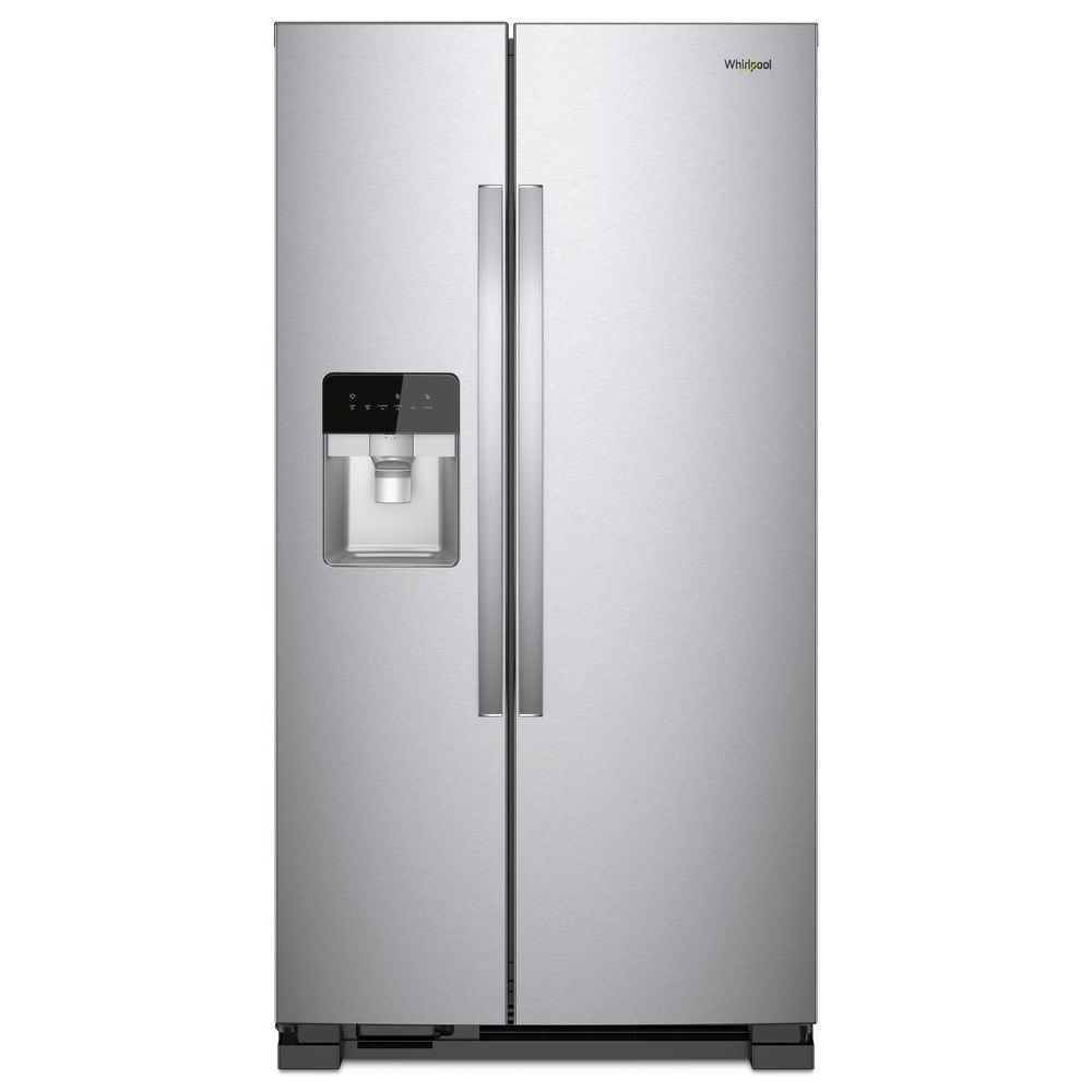 Whirlpool 33-inch W 21 cu. ft. Side-by-Side Refrigerator in Stainless Steel - ENERGY STAR - WRS331SDHM
