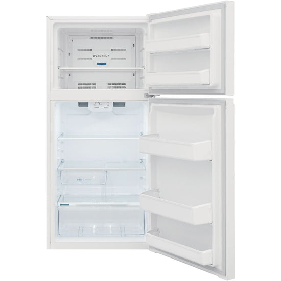 Frigidaire 28 Inch Top Freezer Refrigerator, White - FFHT1425VW