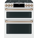GE Cafe Brushed Bronze Front Control Gas Knobs and Handle Kit - CXFCGHKPMBZ