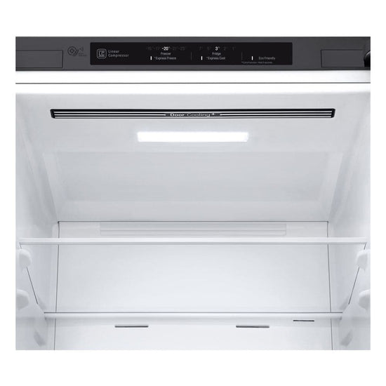 LG 24 Inch Bottom Freezer Refrigerator, Counter Depth, Platinum Silver - LBNC12231V