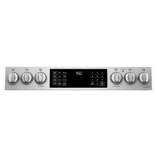 Café 30 Inch Slide-In Smart Induction Range with Double Oven, Stainless Steel - CCHS950P2MS1