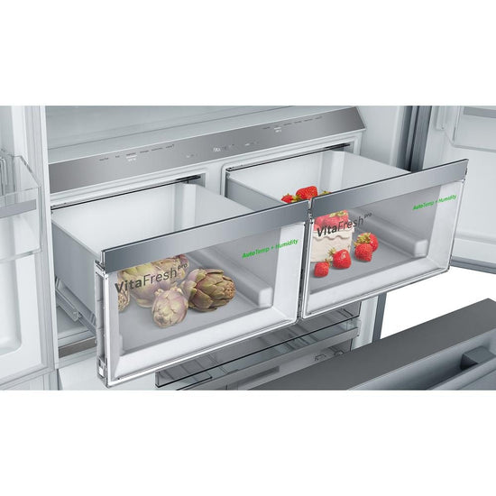 Bosch 36 Inch French-Door Refrigerator, Counter-Depth - B36CT80SNS