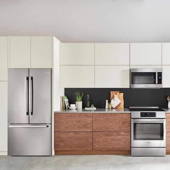 Bosch 36 Inch French-Door Refrigerator, Counter-Depth - B36CT80SNS