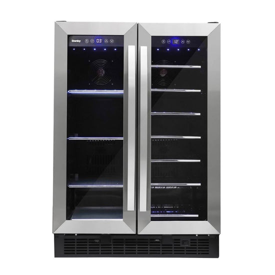 Danby 5.2 cu. ft. French Door Wine & Beverage Center - DBC052A1BSS-RF