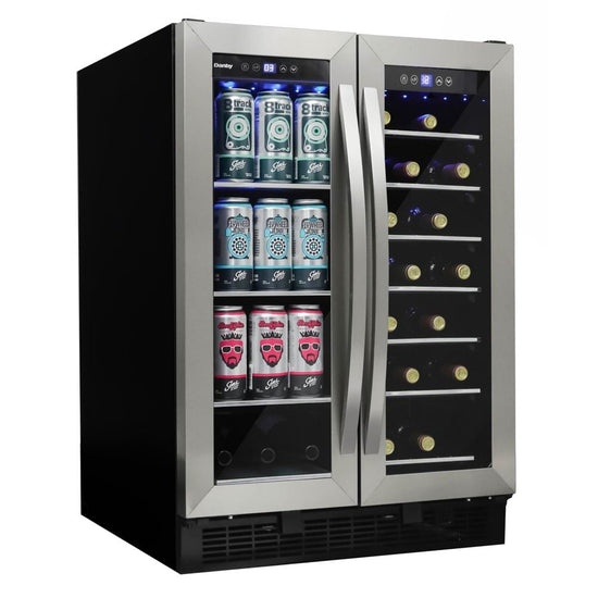 Danby 5.2 cu. ft. French Door Wine & Beverage Center - DBC052A1BSS-RF
