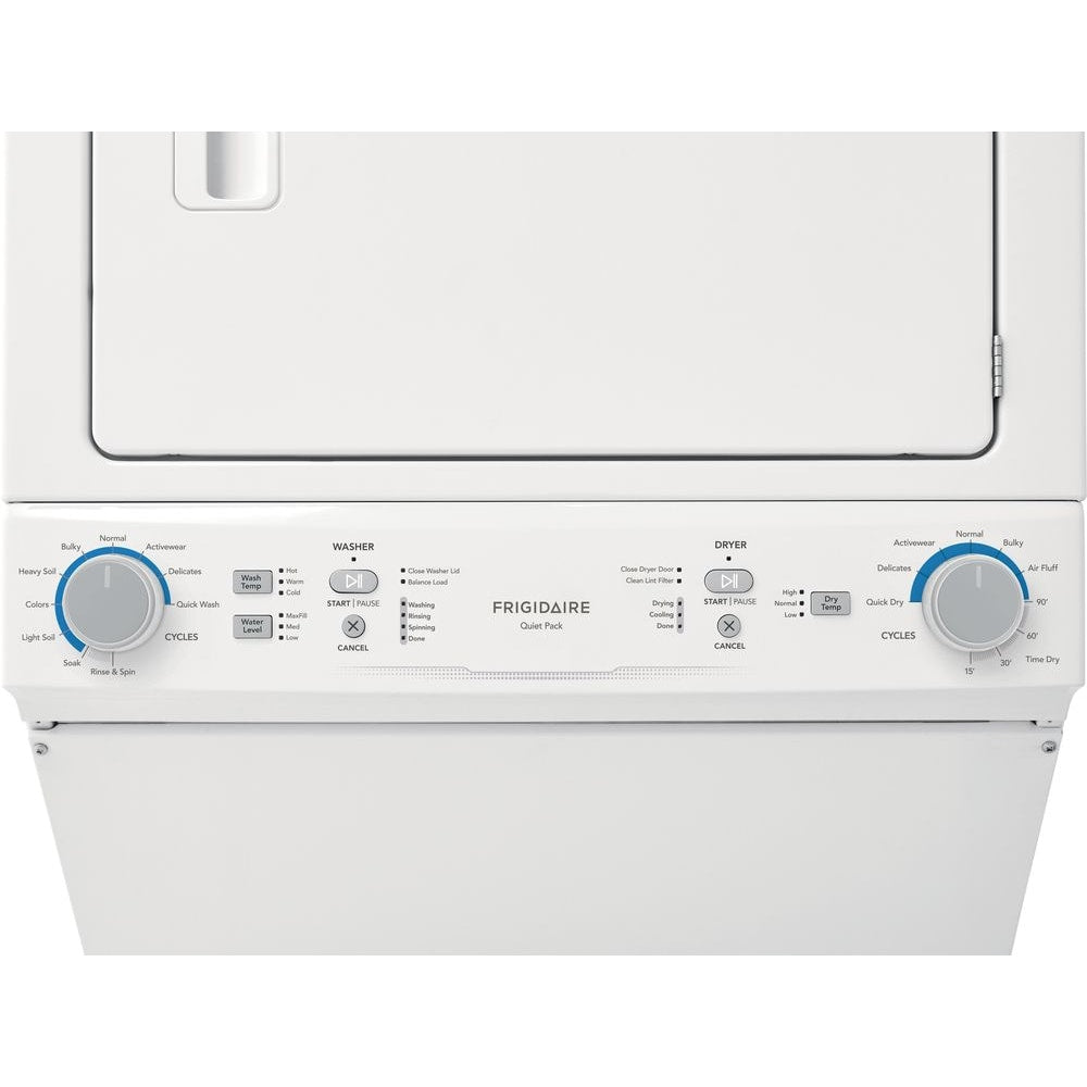 Frigidaire Laundry Center 4.5 Cu. Ft. Washer and 5.6 Cu. Ft. Dryer, White - FLCE752CAW
