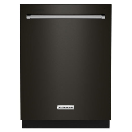 KitchenAid 24 Inch PrintShield Black Stainless Top Control Dishwasher - KDTE204KBS