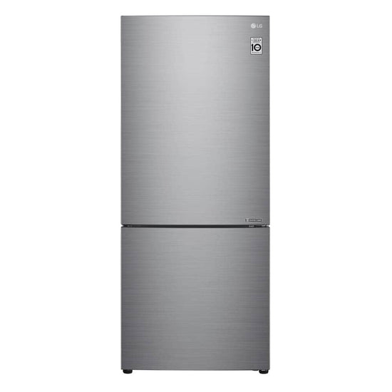 LG 28 Inch Counter Depth Bottom Freezer Refrigerator, 15 cu. ft., Platinum Silver - LBNC15251V
