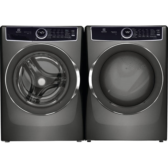 Electrolux 8 Cu. Ft. Electric Dryer with Steam, Titanium - ELFE753CAT