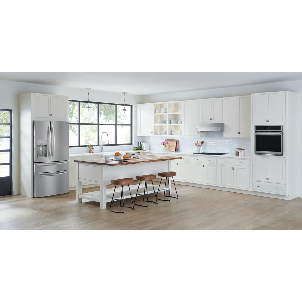 Frigidaire 27 Inch Electric Wall Oven with Total Convection, Stainless Steel - GCWS2767AF