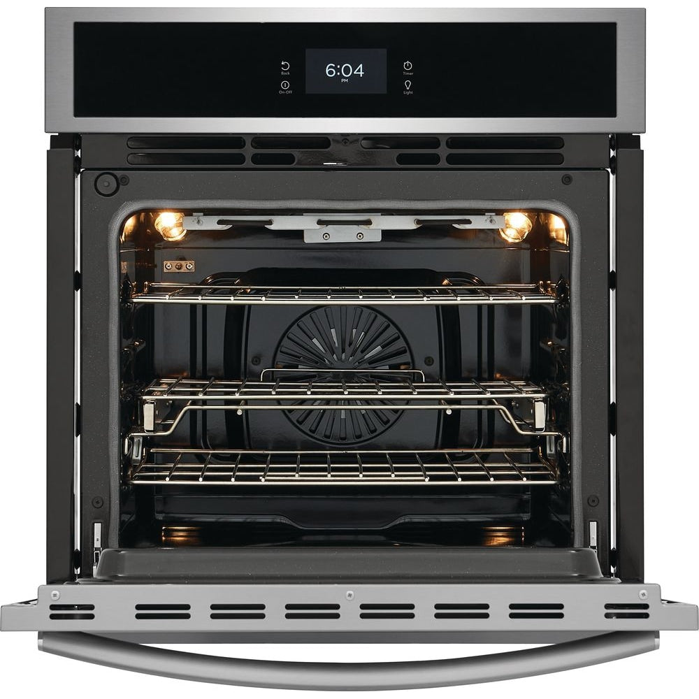 Frigidaire 27 Inch Electric Wall Oven with Total Convection, Stainless Steel - GCWS2767AF